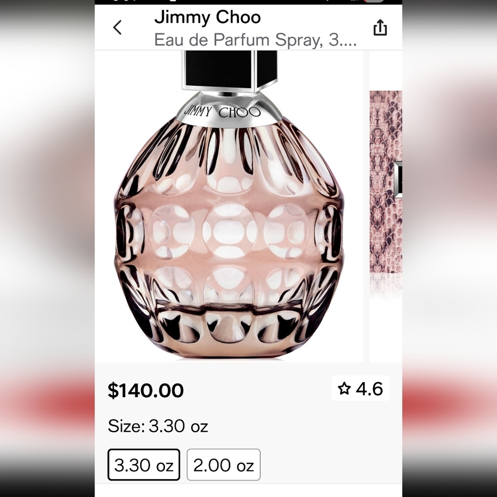 NEW Jimmy Choo E.D.P Natural-3.3FL OZ - Picture 5 of 5
